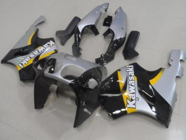 Cheapest 1996-2003 Silver and Black Kawasaki ZX7R Motorcylce Fairings UK