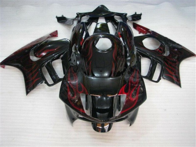 Cheapest 1995-1998 Black Red Flame Honda CBR600 F3 Bike Fairings UK Cheapest 1995-1998 Black Red Flame Honda CBR600 F3 Bike Fairings UK