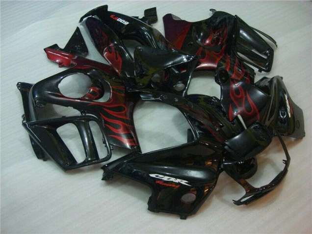 Cheapest 1995-1998 Black Red Flame Honda CBR600 F3 Motorcyle Fairings UK Cheapest 1995-1998 Black Red Flame Honda CBR600 F3 Motorcyle Fairings UK