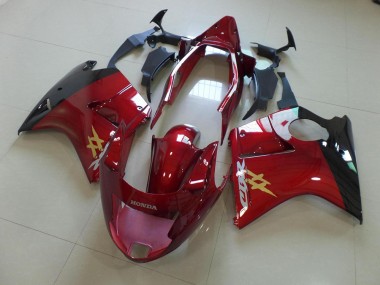 Cheapest 1996-2007 Candy Red Black OEM Style Honda CBR1100XX Motorcycle Fairings UK
