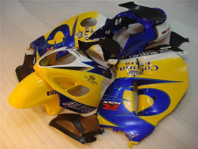 Cheapest 1996-2007 Ellow Blue Suzuki GSXR 1300 Hayabusa Bike Fairings UK Cheapest 1996-2007 Ellow Blue Suzuki GSXR 1300 Hayabusa Bike Fairings UK
