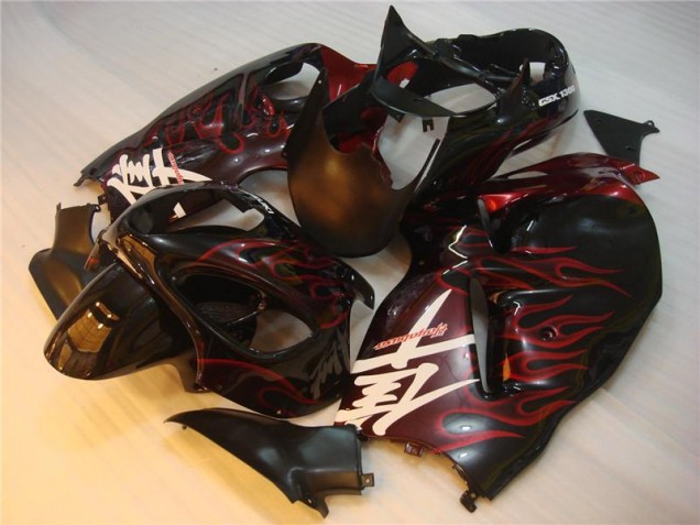 Cheapest 1996-2007 Black Red Flame Suzuki GSXR 1300 Hayabusa Motorbike Fairing UK Cheapest 1996-2007 Black Red Flame Suzuki GSXR 1300 Hayabusa Motorbike Fairing UK