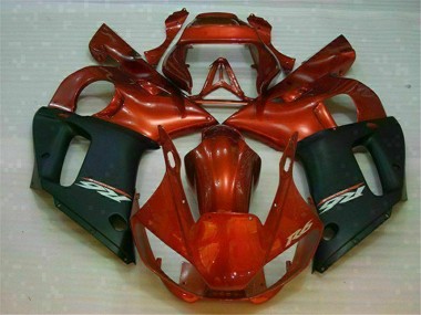 Cheapest 1998-2002 Black Brown Yamaha YZF R6 Motor Bike Fairings UK