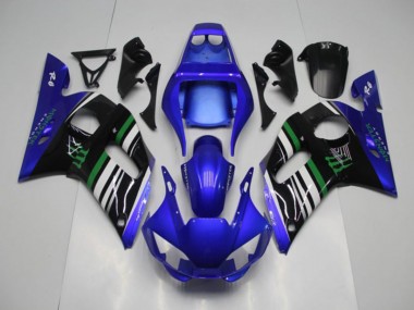 Cheapest 1998-2002 Blue Monster Yamaha YZF R6 Motor Bike Fairings UK