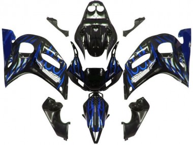 Cheapest 1998-2002 Black Blue Flame Yamaha YZF R6 Motorcycle Bodywork UK