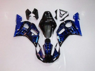 Cheapest 1998-2002 Blue Flame Yamaha YZF R6 Motorcycle Fairings UK