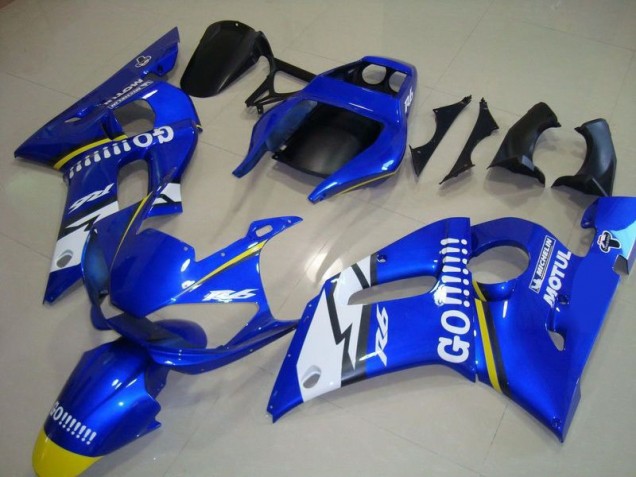 Cheapest 1998-2002 Blue Go Motul Yamaha YZF R6 Motorbike Fairing Kits UK Cheapest 1998-2002 Blue Go Motul Yamaha YZF R6 Motorbike Fairing Kits UK