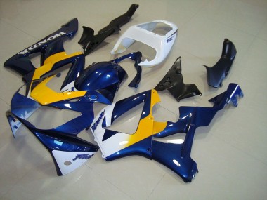 Cheapest 2000-2001 Dark Blue Yellow White Honda CBR900RR 929 Motorbike Fairing UK