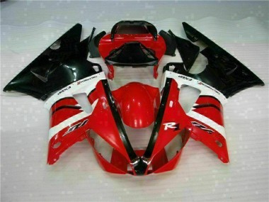 Cheapest 2000-2001 Red Yamaha YZF R1 Motorcycle Fairings Kit UK