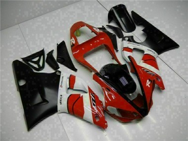 Cheapest 2000-2001 Red Black Yamaha YZF R1 Motorbike Fairing Kits UK