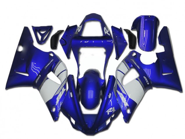 Cheapest 2000-2001 Blue White Yamaha YZF R1 Motorcycle Fairings UK Cheapest 2000-2001 Blue White Yamaha YZF R1 Motorcycle Fairings UK