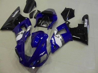 Cheapest 2000-2001 Blue Black White Yamaha YZF R1 Motorcycle Fairings Kit UK