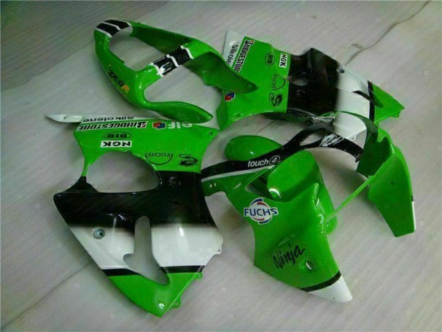 Cheapest 2000-2002 Green Black Kawasaki ZX6R Motorbike Fairing UK Cheapest 2000-2002 Green Black Kawasaki ZX6R Motorbike Fairing UK
