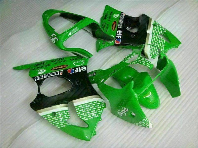 Cheapest 2000-2002 Green Black Kawasaki ZX6R Motorcycle Bodywork UK Cheapest 2000-2002 Green Black Kawasaki ZX6R Motorcycle Bodywork UK
