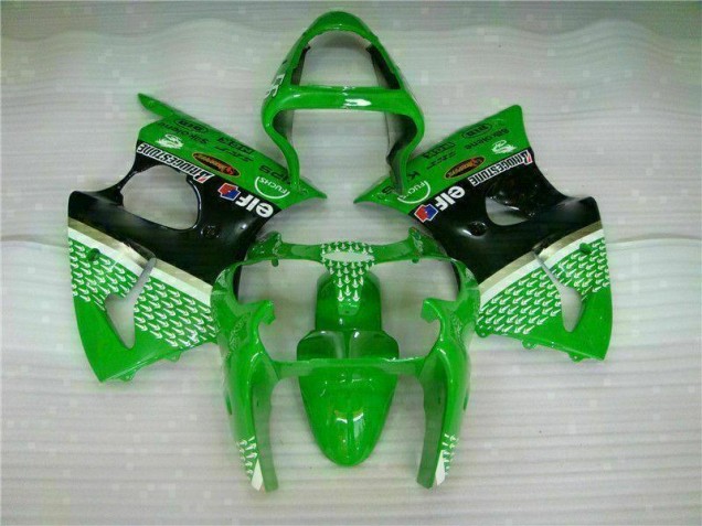Cheapest 2000-2002 Green Black Kawasaki ZX6R Motorcycle Bodywork UK Cheapest 2000-2002 Green Black Kawasaki ZX6R Motorcycle Bodywork UK