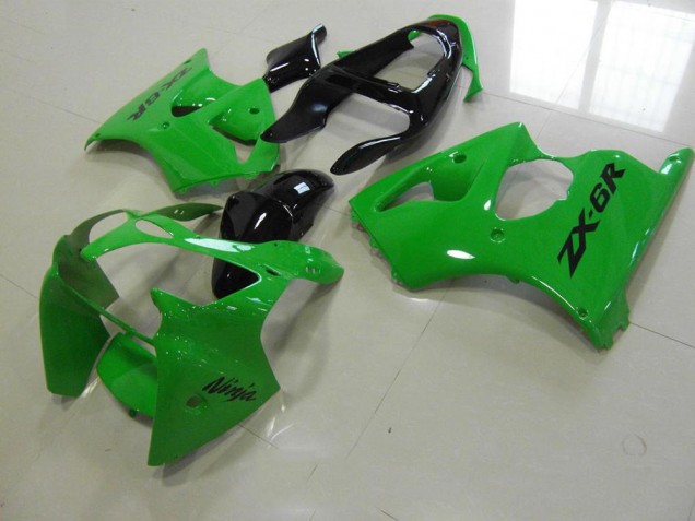 Cheapest 2000-2002 Green Black Tail Kawasaki ZX6R Motorbike Fairing Kits UK Cheapest 2000-2002 Green Black Tail Kawasaki ZX6R Motorbike Fairing Kits UK