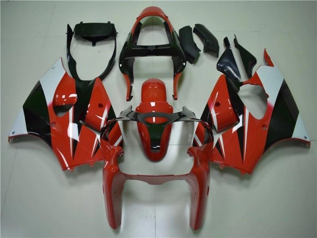 Cheapest 2000-2002 Red Black White Kawasaki ZX6R Bike Fairings UK Cheapest 2000-2002 Red Black White Kawasaki ZX6R Bike Fairings UK