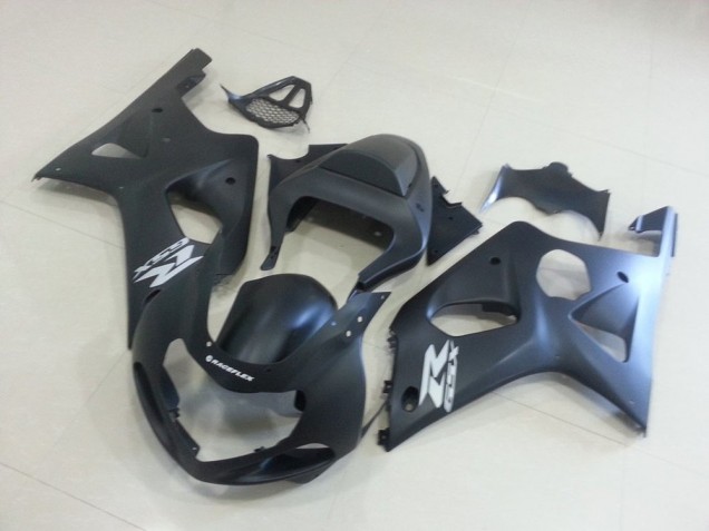Cheapest 2000-2002 Matte Black with Silver Gsxr Suzuki GSXR 1000 Motorcycle Fairings Kit UK