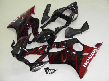 Cheapest 2001-2003 Red Flame Honda CBR600 F4i Motorcycle Replacement Fairings UK