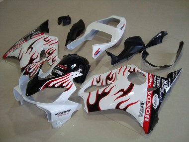 Cheapest 2001-2003 White Flame Honda CBR600 F4i Motorcylce Fairings UK