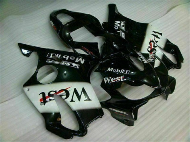 Cheapest 2001-2003 White Black West Honda CBR600 F4i Bike Fairings UK