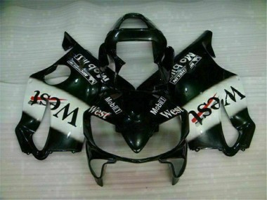 Cheapest 2001-2003 White Black West Honda CBR600 F4i Bike Fairings UK