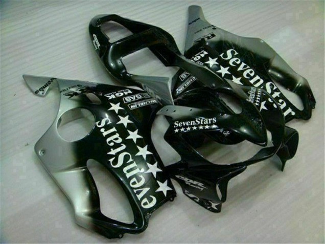 Cheapest 2001-2003 Black Silver Seven Stars Honda CBR600 F4i Motorbike Fairing UK Cheapest 2001-2003 Black Silver Seven Stars Honda CBR600 F4i Motorbike Fairing UK
