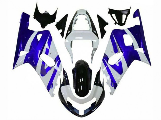 Cheapest 2001-2003 Blue White Suzuki GSXR 600/750 Motorcylce Fairings UK Cheapest 2001-2003 Blue White Suzuki GSXR 600/750 Motorcylce Fairings UK