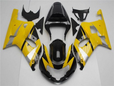 Cheapest 2001-2003 Yellow Black Suzuki GSXR 600/750 Bike Fairings UK