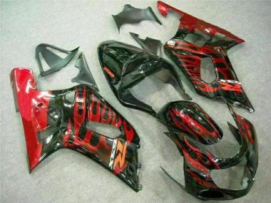 Cheapest 2001-2003 Red Black Suzuki GSXR 600/750 Motorcycle Fairing Kit UK