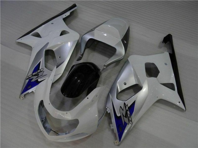 Cheapest 2001-2003 White Silver Suzuki GSXR 600/750 Bike Fairings UK