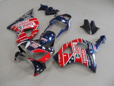 Cheapest 2002-2003 Dark Blue Star Honda CBR900RR 954 Motorbike Fairing Kits UK