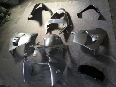 Cheapest 2002-2003 Silver Glossy Black Kawasaki ZX9R Motorcycle Fairing Kits UK