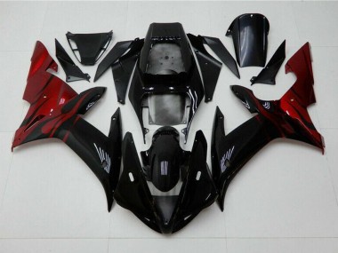 Cheapest 2002-2003 Black Red Yamaha YZF R1 Motorcycle Fairing UK
