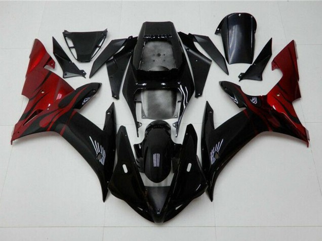 Cheapest 2002-2003 Black Red Yamaha YZF R1 Motorcycle Fairing UK Cheapest 2002-2003 Black Red Yamaha YZF R1 Motorcycle Fairing UK