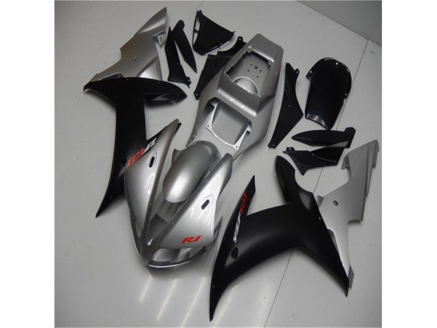 Cheapest 2002-2003 Silver Black Yamaha YZF R1 Motorbike Fairings UK