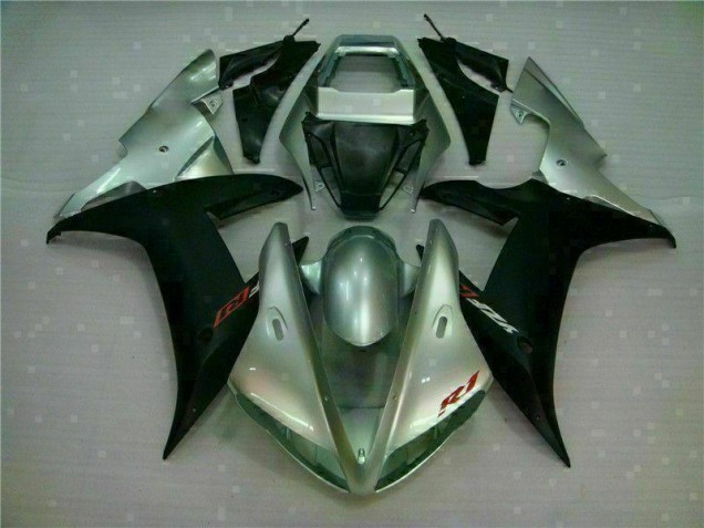 Cheapest 2002-2003 Silver Black Yamaha YZF R1 Motorbike Fairing Kits UK Cheapest 2002-2003 Silver Black Yamaha YZF R1 Motorbike Fairing Kits UK