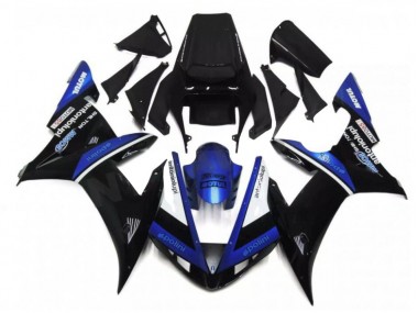 Cheapest 2002-2003 Black Blue Yamaha YZF R1 Bike Fairing Kit UK