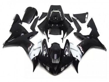Cheapest 2002-2003 Black White Yamaha YZF R1 Motor Bike Fairings UK