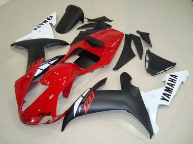 Cheapest 2002-2003 Matte Black Red Yamaha YZF R1 Motorbike Fairing UK