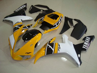 Cheapest 2002-2003 Yellow Anniversary Yamaha YZF R1 Replacement Motorcycle Fairings UK