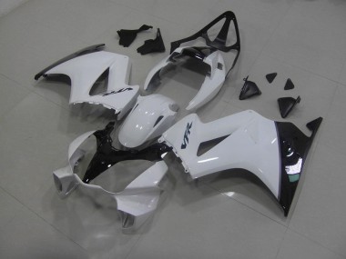 Cheapest 2002-2013 White Black Honda VFR800 Motorcyle Fairings UK