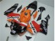 Cheapest 2003-2004 Orange Red Black Repsol Honda CBR600RR Motor Bike Fairings UK