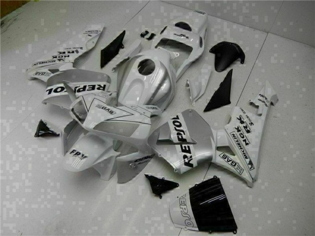 Cheapest 2003-2004 White Repsol CBR600RR Bike Fairing Kit UK