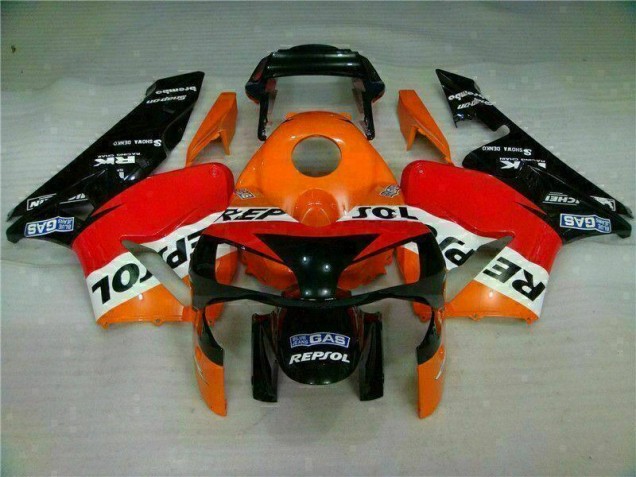 Cheapest 2003-2004 Orange Repsol Honda CBR600RR Motorbike Fairing Kits UK Cheapest 2003-2004 Orange Repsol Honda CBR600RR Motorbike Fairing Kits UK