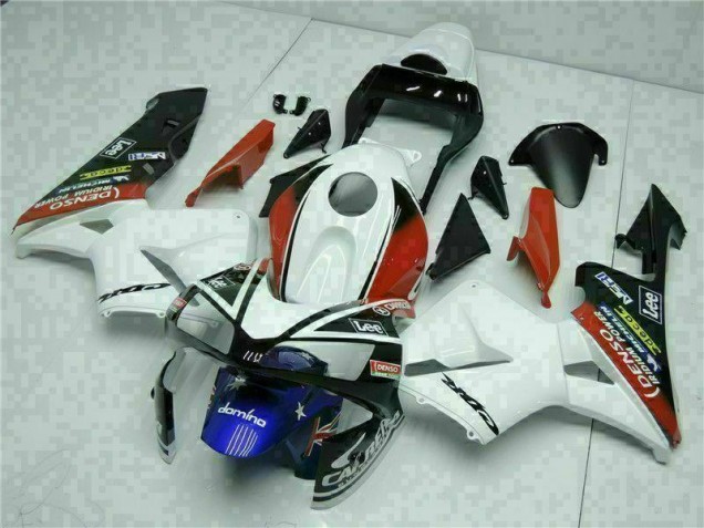 Cheapest 2003-2004 White Blue Honda CBR600RR Motorcylce Fairings UK Cheapest 2003-2004 White Blue Honda CBR600RR Motorcylce Fairings UK