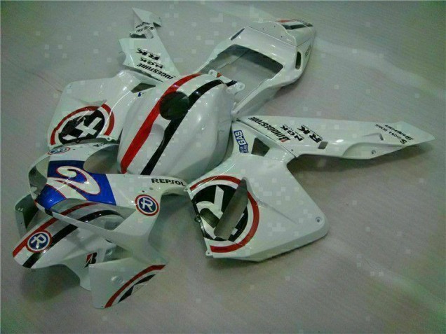 Cheapest 2003-2004 White Blue R 2 Honda CBR600RR Motorcycle Fairings UK