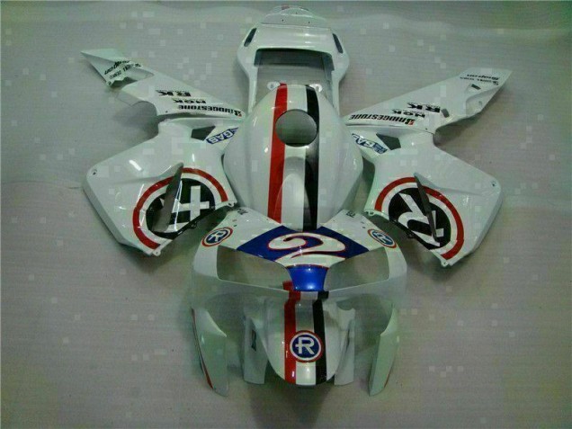 Cheapest 2003-2004 White Blue R 2 Honda CBR600RR Motorcycle Fairings UK