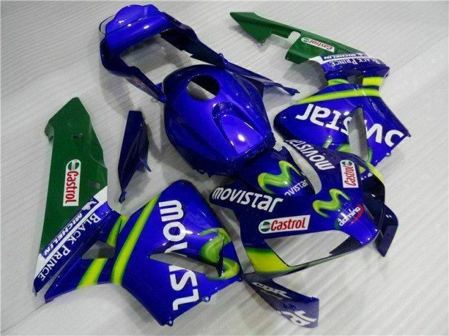 Cheapest 2003-2004 Blue Green Movistar Castrol Honda CBR600RR Motorbike Fairing UK Cheapest 2003-2004 Blue Green Movistar Castrol Honda CBR600RR Motorbike Fairing UK