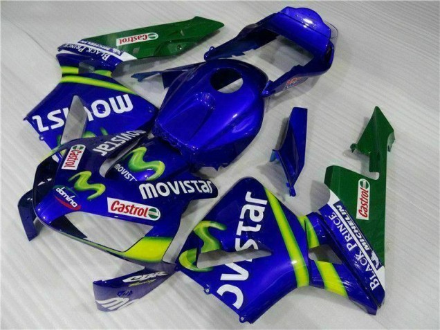 Cheapest 2003-2004 Blue Green Movistar Castrol Honda CBR600RR Motorbike Fairing UK Cheapest 2003-2004 Blue Green Movistar Castrol Honda CBR600RR Motorbike Fairing UK